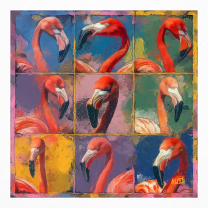 Flamingo Squares