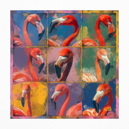 Flamingo Squares